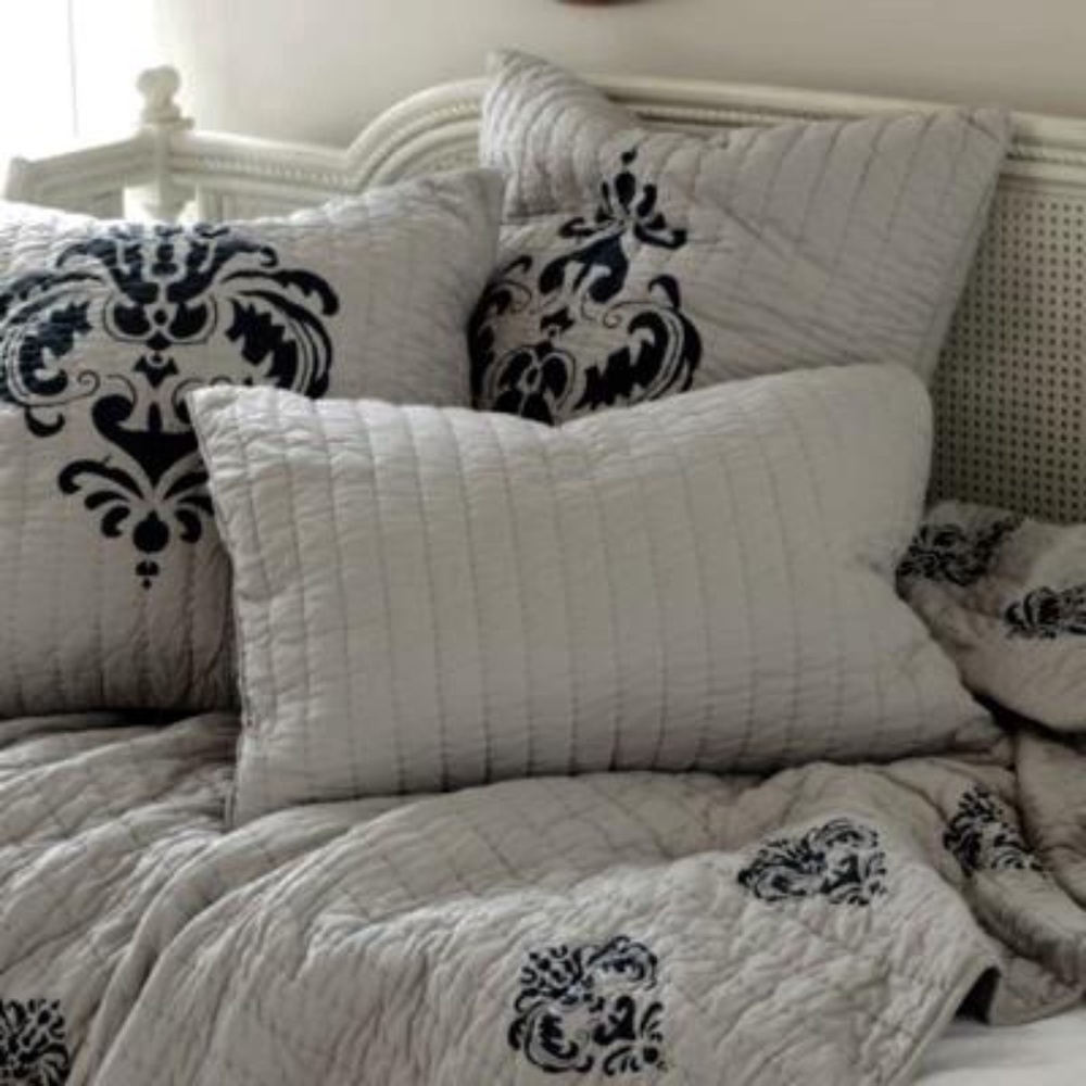 NEW - Pair 2 Ballard Designs Hayden Euro Shams